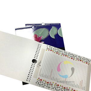 <span class=keywords><strong>Calendrier</strong></span> mural en spirale personnalisé pour la publicité annuelle 2025, impression sur papier, pour bureau - Product Image 6
