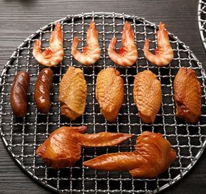 ตะแกรงสแตนเลส 304 สำหรับเตาถ่านกลางแจ้ง ถาดอบ ทนความร้อน ใช้ซ้ำได้ สำหรับวางเค้ก อบแห้งผลไม้ - Product Image 2