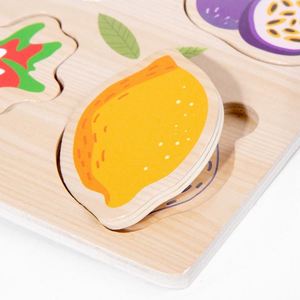 Rompecabezas de madera con forma de letras del alfabeto, números, vehículos, animales y formas para niños y niñas pequeños. - Product Image 5