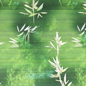 Tóm Tắt Sơn Dầu Lá Tre In Vải Poplin Bông 100% Bông Vải Cho Dresses & Áo Sơ Mi - Product Image 3