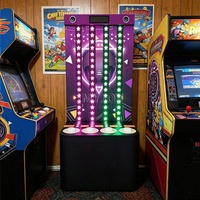 Juego de Ritmo Arcade con Luces LED para Entrenamiento de Reacción y Coordinación Mano-Ojo, Interactivo, con Botones, por Tiempo Limitado