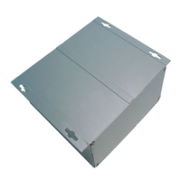 Carcasa electrónica para amplificador de Metal, carcasa de aluminio de extrusión eléctrica de montaje en pared dividida personalizada para dispositivo electrónico