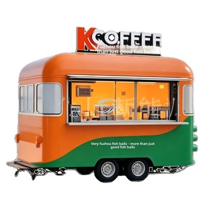 รถเข็นขายกาแฟและขนมแบบเคลื่อนที่ปรับแต่งได้ สไตล์เรโทร ทำจากสแตนเลส - Product Image 5