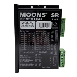 MOONS Original nuevo controlador <span class=keywords><strong>de</strong></span> Motor serie MD sustituto 2 fases 7.8a 75V Precio <span class=keywords><strong>de</strong></span> dígitos Nema 23 34 controlador <span class=keywords><strong>de</strong></span> Motor paso a paso - Product Image 2