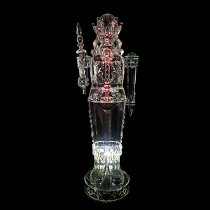 16 Inch Traditional <strong>Acrylic</strong> <strong>Nutcracker</strong> Table Desktop Fireplace Lighted Christmas <strong>Nutcracker</strong> - Product Image 3