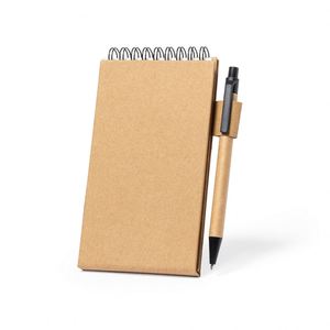 Carnet de notes promotionnel en papier kraft recyclé avec support de téléphone personnalisé et stylo – Édition éco-responsable – Meilleures ventes - Product Image 3
