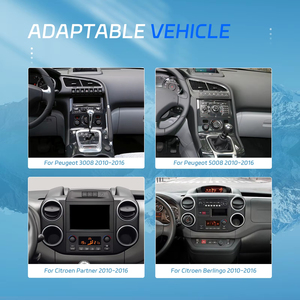 วิทยุติดรถยนต์ Podofo 7 นิ้ว 2+64G 1 DIN ระบบ Android รองรับ Carplay & Android Auto สำหรับรถยนต์ PEUGEOT 3008 5008 Partner CITROEN Berlingo ปี 2010-2016 - Product Image 5