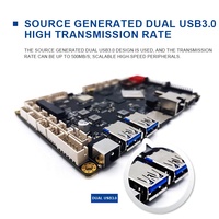 RK3568 Motherboard Mesin Iklan Android HD, Perangkat Lunak CMS Layar Penyambungan Papan All-In-One
