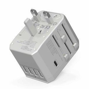 Wontravel International Power Charger adattatore da viaggio universale modalità convertitore adattatore da viaggio universale con 4 USB - Product Image 4