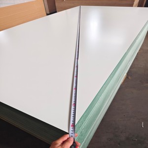 15mm 18mm hai mặt Trắng melamine <span class=keywords><strong>MDF</strong></span> HDF ván ép tấm cho đồ nội thất văn phòng bàn và tấm Tường - Product Image 2