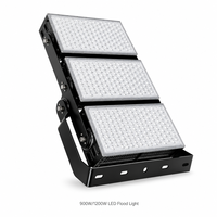 Projecteur LED extérieur étanche 900W 1200W robuste à maille, puces 5050 3030, blanc naturel, basse tension AC85-265V pour l'exploitation minière