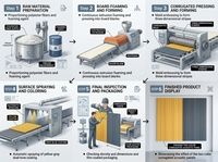 Panneau mural acoustique ondulé en polyester, panneau absorbant le son, revêtement mural décoratif pour les espaces intérieurs