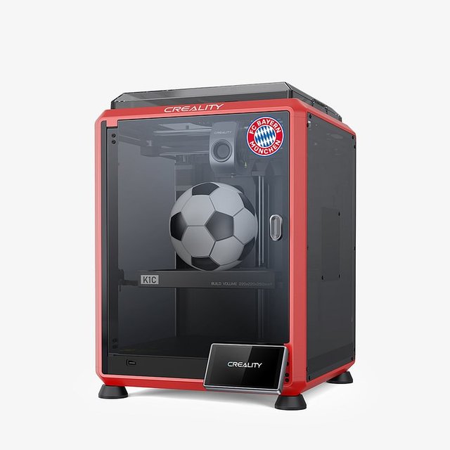 Creality K1C (FC Bayern Edition) Large Core-xy Fast Speed 600mm/s AI Camera Auto Leveling Desktop Industrial FDM 3D Printer
