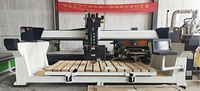 Scie à pont CNC populaire 2024 pour la découpe de pierre, machine de découpe de carreaux à 45 degrés