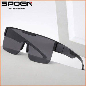 แว่นตากันแดดกีฬา SPOEN โพลาไรซ์ UV400 แว่นตาปั่นจักรยานแบบเต็มขอบแว่นตากลางแจ้งสำหรับผู้ชายอเนกประสงค์ - Product Image 2