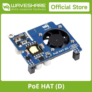 Power Over Ethernet HAT (Type D) pour Raspberry Pi 3B+/4B, compatible 802.3af, adapté au boîtier officiel Raspberry Pi K825 - Product Image 2