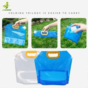 Custom Personalized Camping 3.<b>5L</b> <b>5L</b> 10L Outdoor Storage Standing Plastic with Beer Juice Reusable Portable Folding <b>Water</b> Bag - Product Image 2