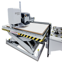 Machine automatique de nidification du bois assistée par robot pour ligne de processus de panneau de meubles routeur de clé essentielle inclus