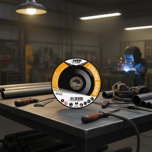 Disque de meulage Fervi Strong 125x6x22,23 mm pour la découpe et le meulage de l'acier et de l'acier inoxydable, type 27 - Product Image 3