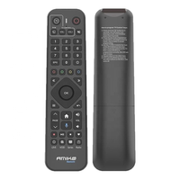 Hostrong Factory OEM ODM Voice Amiko BT Télécommande pour A9 Green + A9Z BLU A11 Series Android TV Box Support Personnalisation