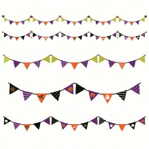 Bandera Rectangular Impermeable de Poliéster con Diseño de Halloween, Impresión Digital Personalizable, Diseños Espeluznantes para Fiestas/Compras - Product Image 4