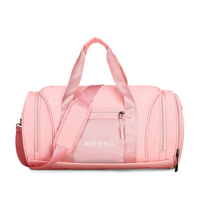 Sac de voyage unisexe en polyester Oxford, sac de sport avec séparation sec/humide, poche à chaussures indépendante, sac à main portable à bandoulière - Product Image 5