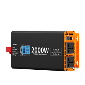 Inversor de Onda Sinusoidal Pura HOULI de 2000W, DC 24V a AC 220V 50Hz, Doble Salida, Electrodoméstico Monofásico - Product Image 1