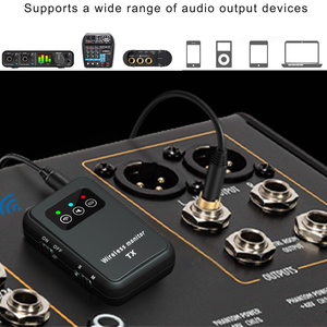 Sistema de Monitoreo Inalámbrico In-Ear Gooermi M7S-A de 2.4GHz con 6 Canales y Baja Latencia de 12ms para Músicos y Bandas de Escenario - Product Image 2