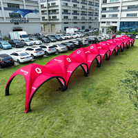 TPU imperméable annoncent l'auvent gonflable de forme de X 10ft annonçant le chapiteau gonflable de tentes de dôme de la publicité pour l'exposition extérieure d'événements
