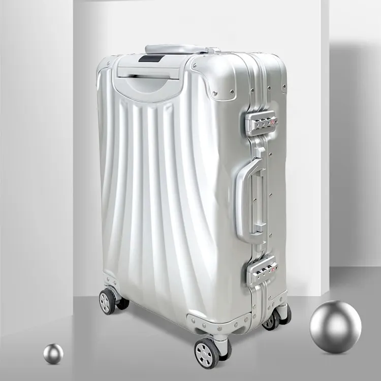 Oem Professional Custom 20 24 28 Inches Aluminum Luggage Suitcase Tsa Lock Suitcase