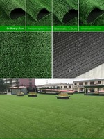 Décoration de pelouse, verdure, gazon synthétique naturel, gazon artificiel, tapis pour aménagement paysager de jardin