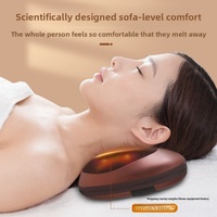 Coussin de massage infrarouge multifonctionnel pour la colonne cervicale et le corps entier, avec alimentation intégrée pour la maison et la voiture, pour le cou et la taille