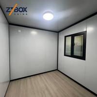 Casa Modular Prefabricada ZYBOX Resistente al Invierno de 20 pies/40 pies, Villa de Lujo Expandible Tipo Contenedor con Toldo para Oficina, Edificio, Hotel