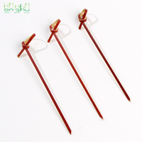 Fabrieks prijs bamboe knoop spiesjes natuurlijke bamboe satay stokjes BBQ fruit bamboe spiesjes voor grillen