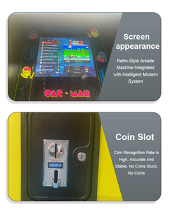 Nhà máy đa video máy bay chiến đấu <span class=keywords><strong>Arcade</strong></span> trò chơi máy Pac người đàn ông phong cách Chiến đấu trò chơi kỹ năng với kim loại thẳng đứng tủ - Product Image 6