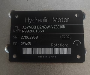 Pompe à piston hydraulique série A6VM AA6VM107 AA6VM140 AA6VM160 A6VM107EP2-63W-VAB017HPB Moteurs hydrauliques A6VM80HD2/63W-VZB010B - Product Image 3