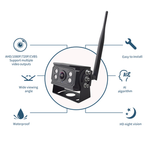 Digital <strong>Wireless</strong> Kit 7inch <strong>Monitor</strong> with HD <strong>Camera</strong> with Warning Speaker - Product Image 4