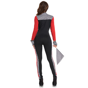 Ensemble de combinaison de course pour femmes adultes, tenue de performance sexy pour club de motards F1, danse et cheerleading, <span class=keywords><strong>costume</strong></span> de fille sexy - Product Image 4