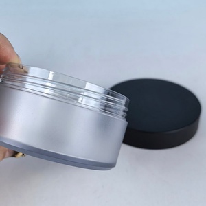 100ml 200ml 8oz <b>Empty</b> Plastic Frosted 8 oz Luxury <b>Jars</b> for Body Butter Containers 250g 200ml with Matte White Lid - Product Image 1