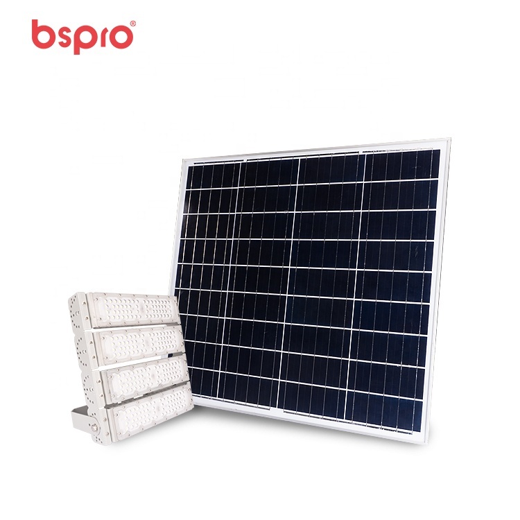 Modular Solar Flood Light Outdoor IP65 Waterproof LED Lamp with Dusk to Dawn Sensor and Remote Control for Yard Garden Lighting