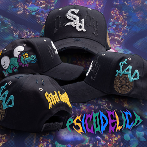 Gorras de Béisbol Personalizadas con Bordado de Logotipo <span class=keywords><strong>OEM</strong></span>/ODM Sad Boyz Clave All by DH Hats, Gorras de 5 Paneles, Gorras Estructuradas G5 - Product Image 1