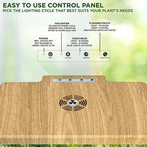 Searea Système de Jardinière Hydroponique Moderne Intelligent à Spectre Complet Intérieur LED Lumière de Plante Maison Électronique en <span class=keywords><strong>Bois</strong></span> Bureau Petit - Product Image 6