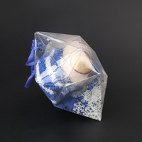 Boîte d'emballage de bombe de bain en pvc étoile de forme spéciale personnalisée en usine boîte transparente en PET boîte pliante en plastique PVC