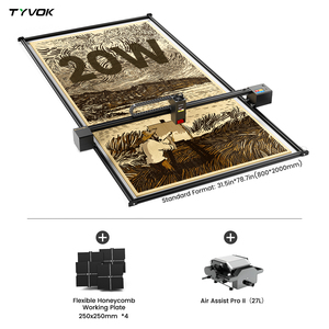 Tyvok nhện X1S 10W 20W chuyên nghiệp Diode CNC làm mát bằng không khí Máy tính để bàn Máy khắc laser Acrylic gỗ chất lượng cao Mini tự làm - Product Image 4
