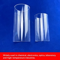 Tube en quartz fondu de haute pureté |   Quartz transparent résistant à la chaleur pour usage en laboratoire et semi-conducteurs, taille personnalisable, soudage