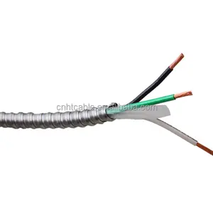 UL Approved MC cable 8 AWG 3 Core Amoured Copper Electric Building Cable