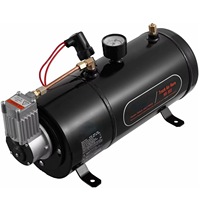 Gonfleur de pneu de klaxon de voiture sans fil de pompe à air numérique Portable avec 110-120 PSI 12V/24V emballage de boîte de compresseur en métal d'alimentation