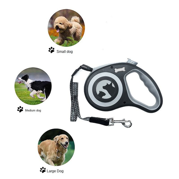 Manufacturer Durable Extendable Pet Leash Rope Abs Retractable Pet Training Dog Rope Leash