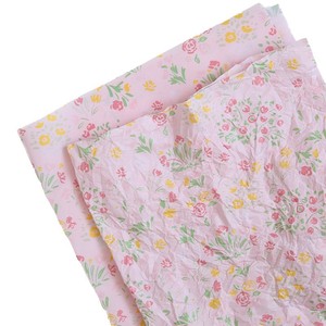 Papel de pera de nieve, papel suave para niñas, papel con diseño de flores pequeñas y frescas, papel de forro para ramos de flores, papel de fondo para cajas de regalo, papel de relleno. - Product Image 5