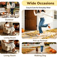 I'm Just Here for the Candy OEM/ODM Halloween Fuzzy Cozy Furry Plush TPR Thermal Anti-Slippery Mules Home for Women